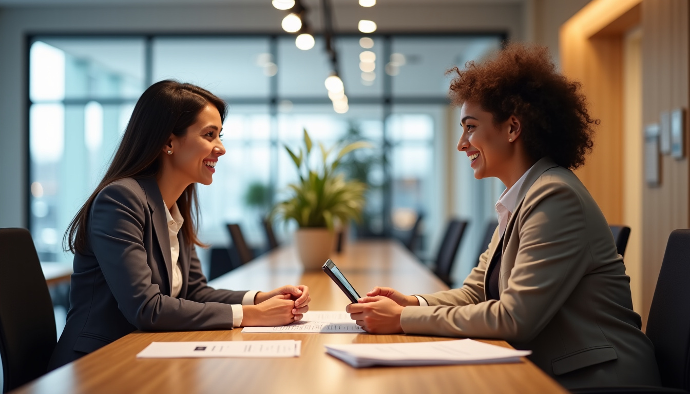 Conseiller bancaire en agence Casudmed aidant un client