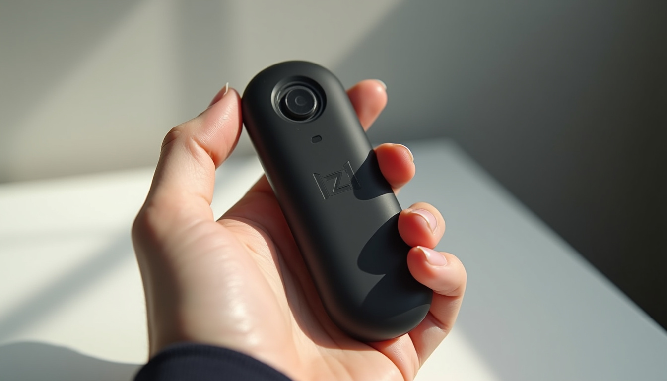 Télécommande IZI France tenue en main, modèle IZI Black