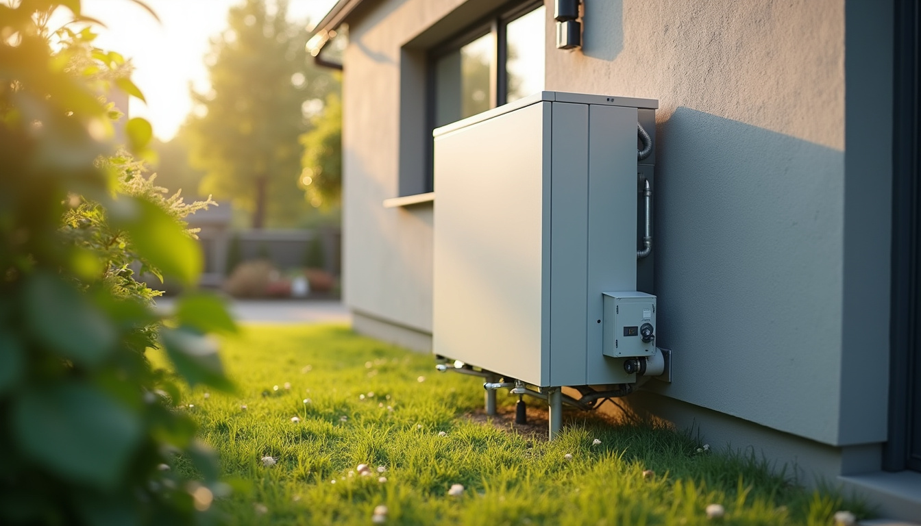 Installation d'une pompe à chaleur air/eau dans une maison