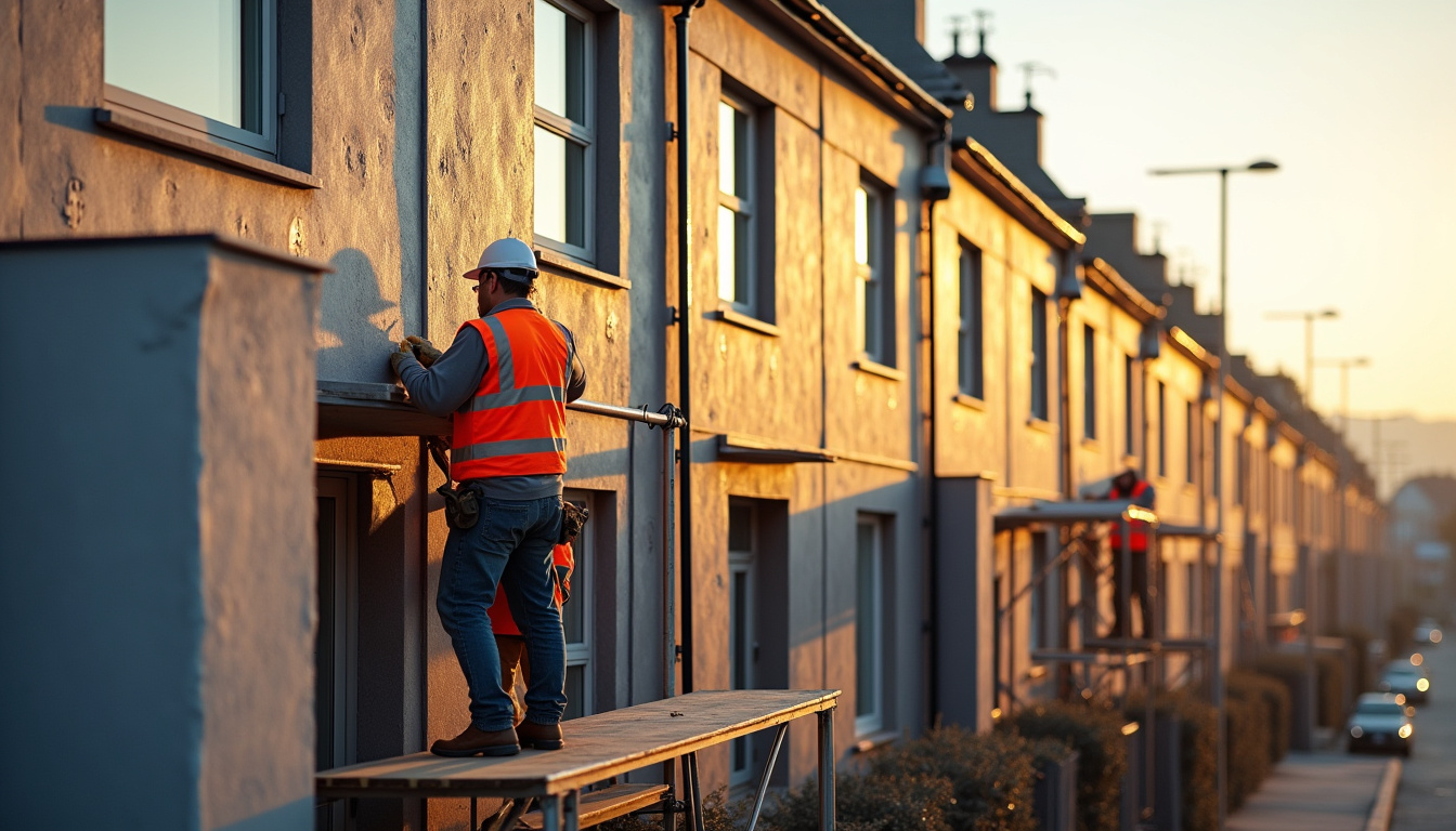 Travaux d'isolation par l'extérieur en copropriété